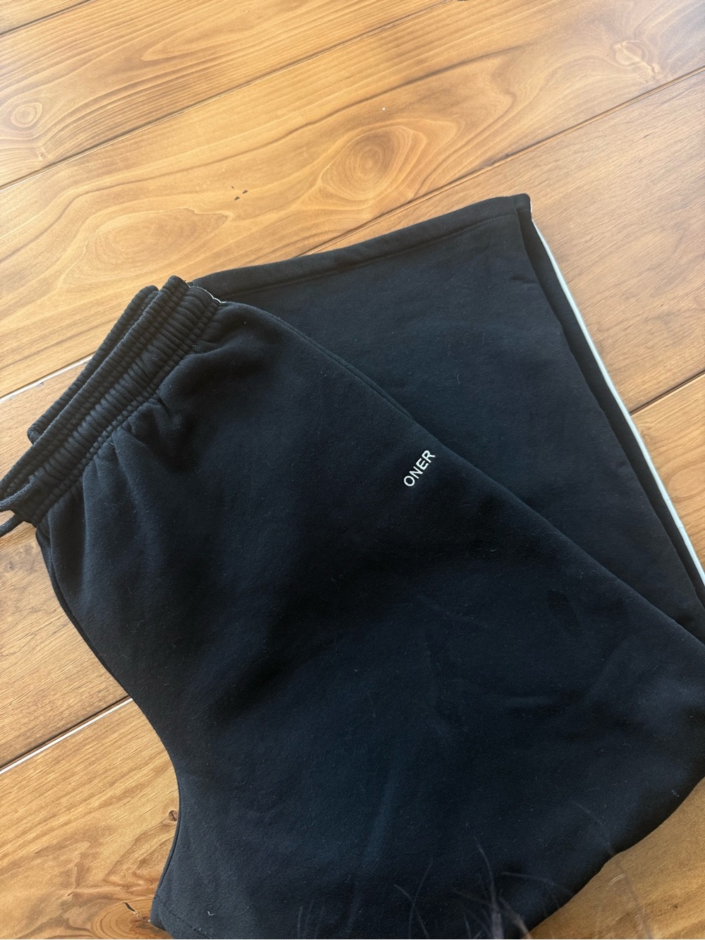 ONER ACTIVE Jersey Tracksuit Straight Leg Joggers - Black